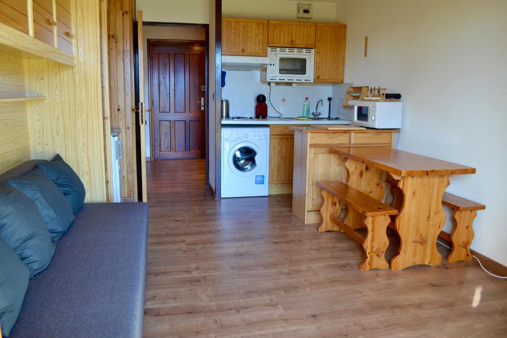 Studio Cabine Chaleureux A Pyrenees 2000 - Wifi Et Parking Prive Bolquere Pyrenees 2000 المظهر الخارجي الصورة