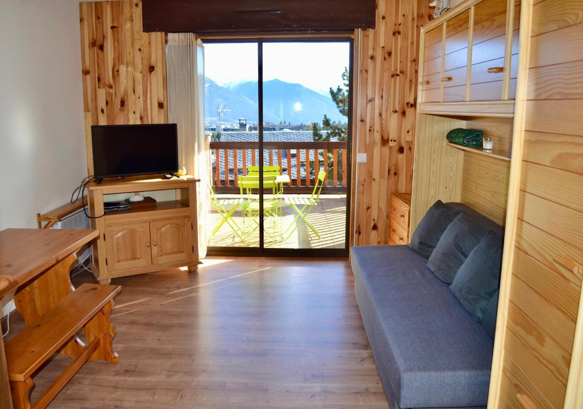 Studio Cabine Chaleureux A Pyrenees 2000 - Wifi Et Parking Prive Bolquere Pyrenees 2000 المظهر الخارجي الصورة